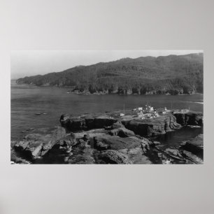 Tatoosh Island und Cape Flattery, Washington Poster