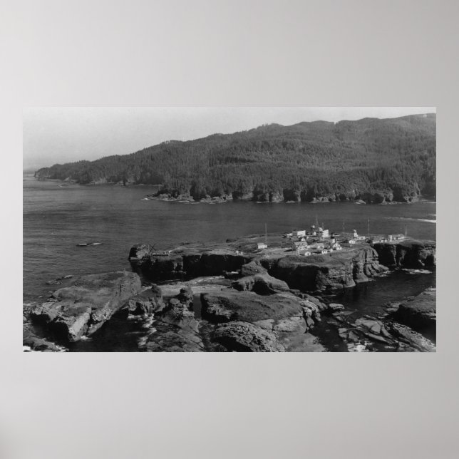 Tatoosh Island und Cape Flattery, Washington Poster (Vorne)