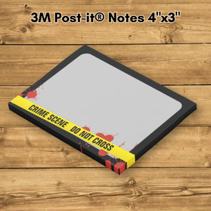 Tatort Post-it Klebezettel