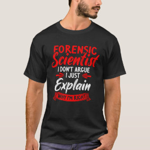 Tatortermittler & Gerichtsmediziner T-Shirt