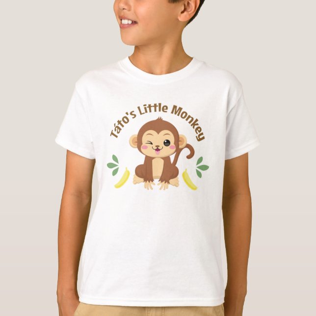 Tátos kleiner Affe T-Shirt (Vorderseite)