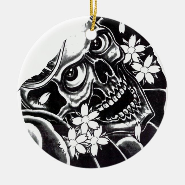 Tätowiermöwe Keramik Ornament (Vorne)