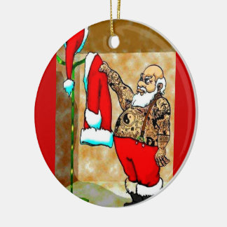 Tätowiersanta Keramikornament