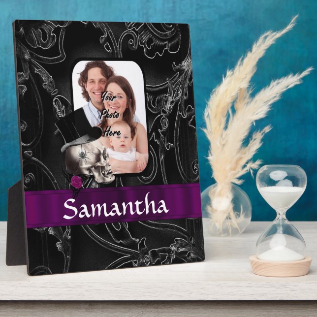 Tätowierskull Fotoplatte (Seite)