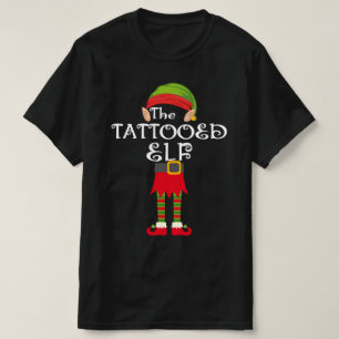 tätowierte Elffamilie passend Weihnachten T-Shirt