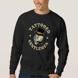 Tätowierte Herren Tattoo-inspirierte Grafik Sweatshirt