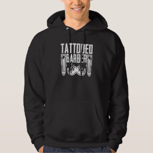 Tätowierter Barbier Haarschnitt Barbier Laden Hoodie