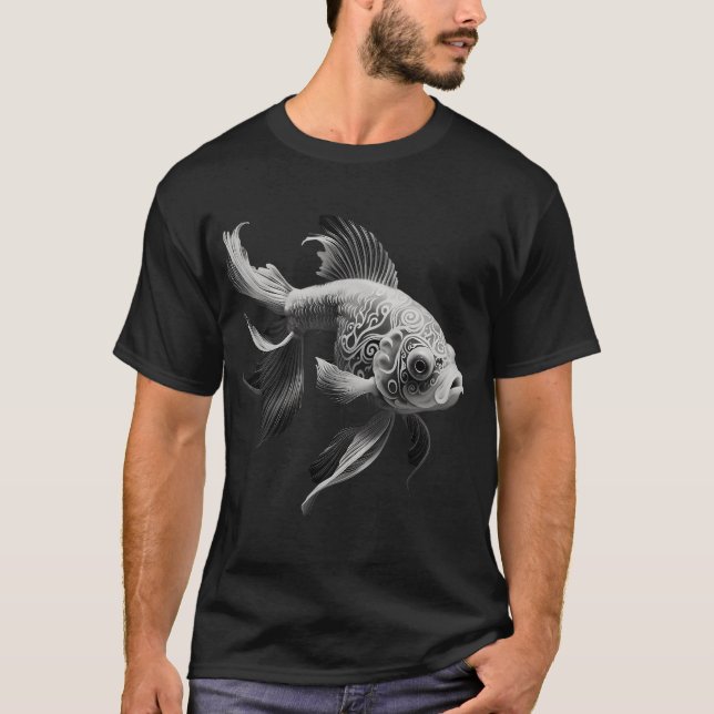 Tätowierter Goldfisch T-Shirt (Vorderseite)
