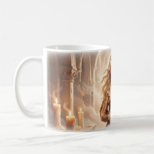 Tätowiertes Paar - Sanfte Umarmung - Kerzenbeleuch Kaffeetasse