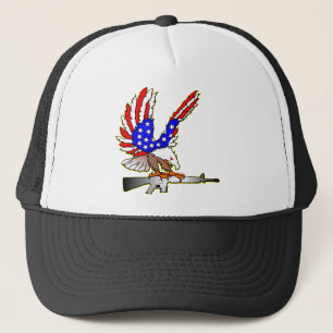 Tätowierung Flagge-Eagles Ar-15 M16 Truckerkappe