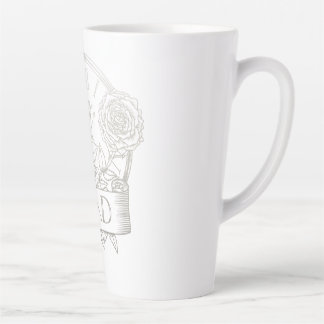 Tätowierung im Vintage-Stil, Dad-Kunstwerk Milchtasse