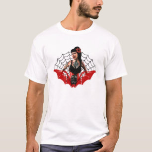 Tätowierungs-Button oben T-Shirt