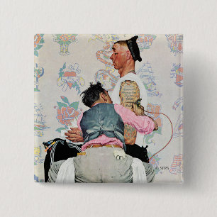 Tätowierungs-Künstler Button