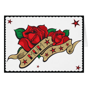 Tätowierungs-Rosen-Mama