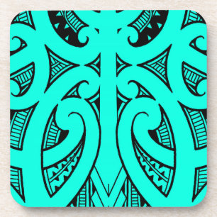 Tätowierungsentwurf koru Form Ta Moko Getränkeuntersetzer
