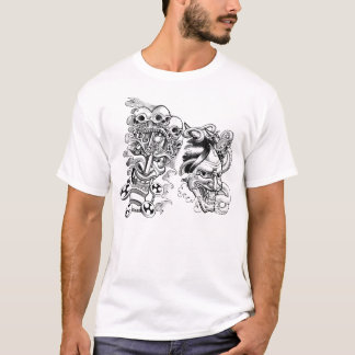 Tätowierungsgesicht T-Shirt