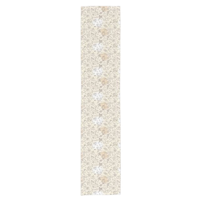 Tätowierungskonzeptmuster Kurzer Tischläufer (Vorderseite)