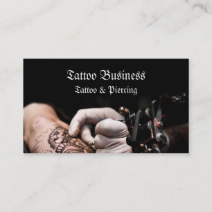 Tätowierungskünstler-Salon Visitenkarte