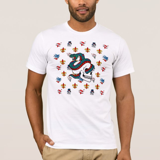 Tätowierungsmuster T-Shirt (Vorderseite)