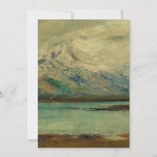 Tatra Mountain Landscape by Ladislav Mednyanszky Einladung (Vorderseite)