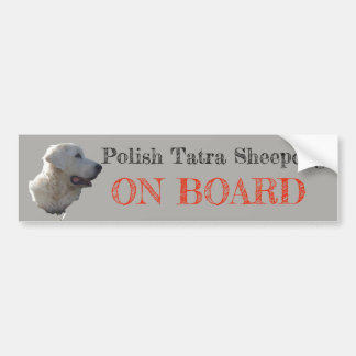 Tatra Sheepdog AN BOARD Autoaufkleber
