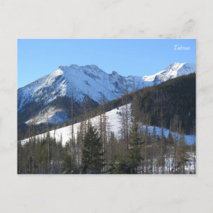 Tatras Winter Postkarte