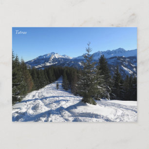 Tatras Winter Postkarte