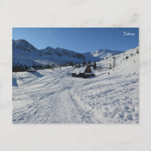 Tatras Winter Postkarte