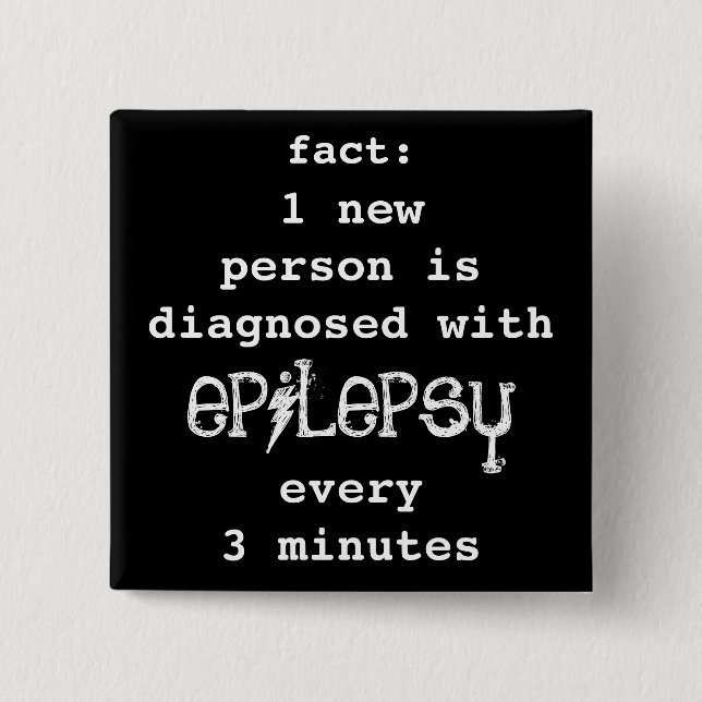 Tatsache: 1 alle 3 Minuten Button (Vorderseite)