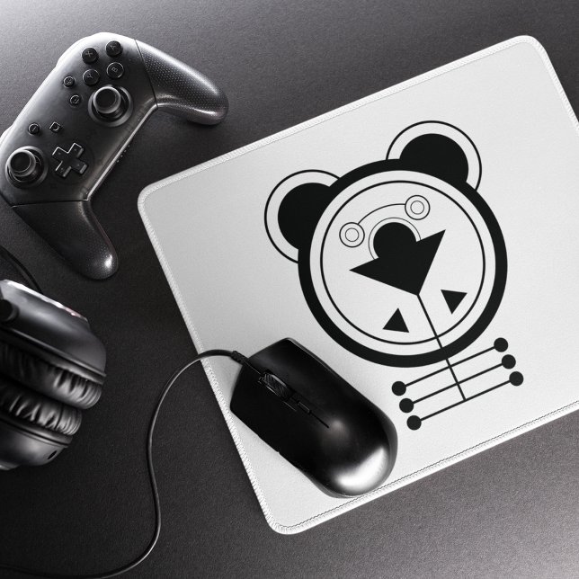 Tatsu Dragon Geometric Zodiac Mousepad (Unleash zodiac power at your desk with the Tatsu Dragon mouse pad.)