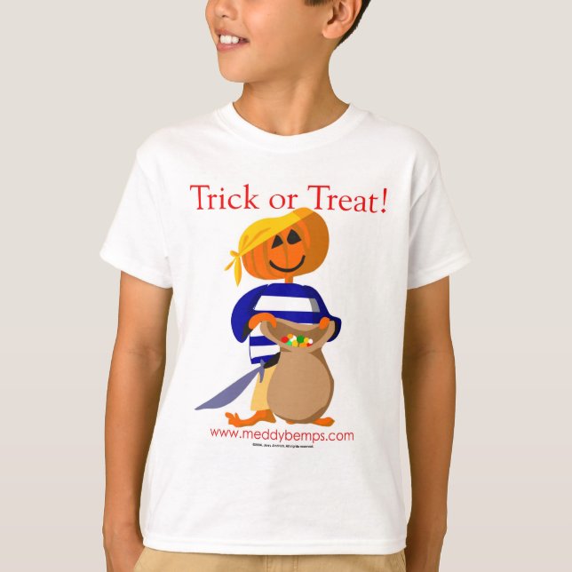 Tattie sind, der kleine Pirat sprachlos T-Shirt (Vorderseite)