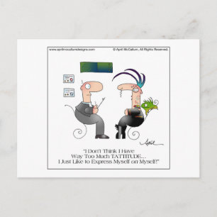 TATTITUDE Postcard bis April McCallum Postkarte