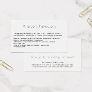 Tattoo Aftercare Advisor Betreuung mit Logos