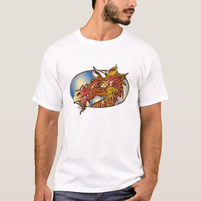 Tattoo Art Dragon Head - Shirt (Vorderseite)