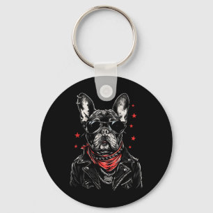 Tattoo Art French Bulldog French Bulldog Cooler Hu Schlüsselanhänger