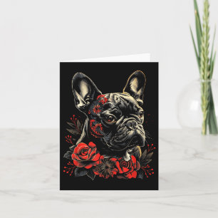 Tattoo Art French Bulldog Japanischer Bulldog Karte