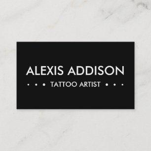 TATTOO ARTIST 3dots Visitenkarte