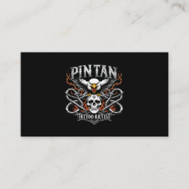 Tattoo Artist Beruflich Body Art Salon Visitenkarte