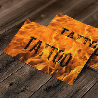 Tattoo Artist Einzigartiges Flammenfeuer