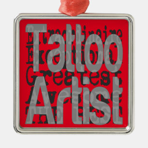 Tattoo Artist Extraordinaire Ornament Aus Metall