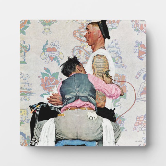 Tattoo Artist Fotoplatte (Vorderseite)