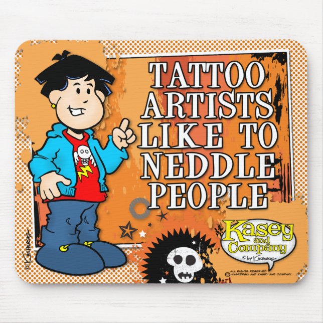 Tattoo Artist Mousepad (Vorne)