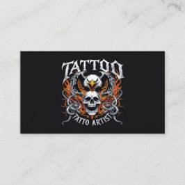Tattoo Artist Professionelle Body Art Shop Visitenkarte