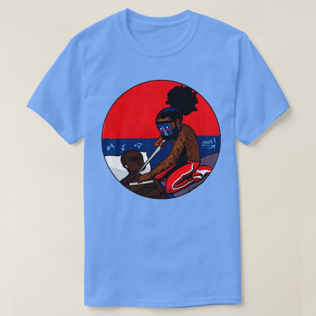 Tattoo Artist Rich Rich Before Crayons Graffiti T-Shirt (Design vorne)