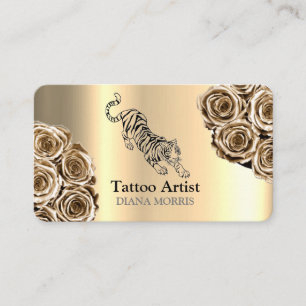 Tattoo Artist Salon Visitenkarte