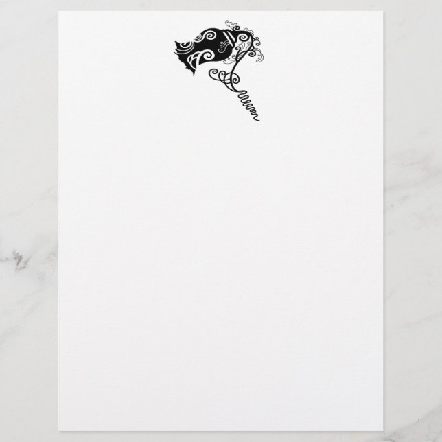 Tattoo Black Blume (Vorderseite)