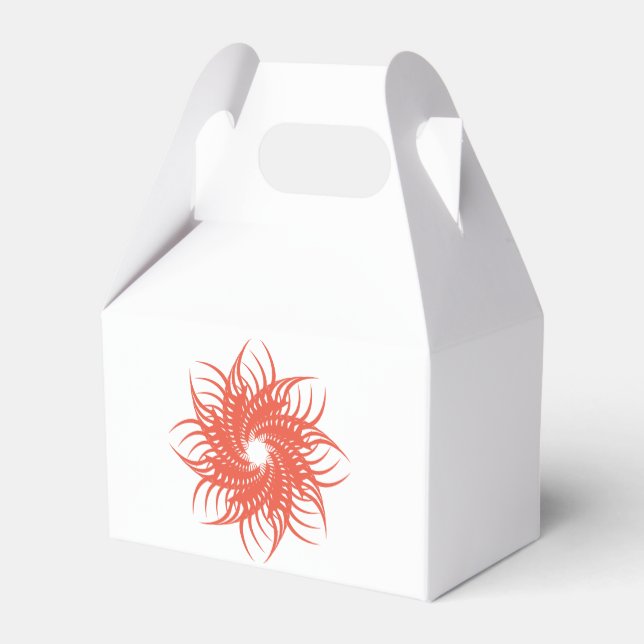 Tattoo Blume Design Gevor Box Geschenkschachtel (Rückseite)