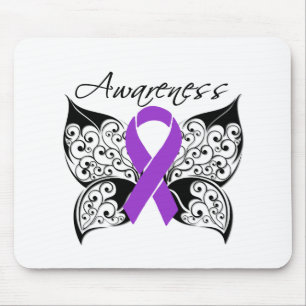 Tattoo Butterfly Awareness - Epilepsy Mousepad