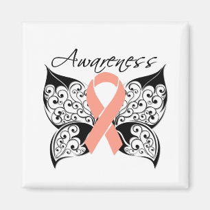 Tattoo Butterfly Awareness - Uteruskrebs Magnet