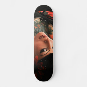 Tattoo Button Up Skateboard